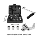 Maxbell Torque Multiplier Wrench Labor Saving 20:1 Torque Ratio Steel Lug Nut Wrench Box Length 20.5 cm