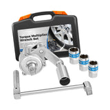 Maxbell Torque Multiplier Wrench Labor Saving 20:1 Torque Ratio Steel Lug Nut Wrench Box Length 28 cm