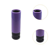 Maxbell Wheel Socket 1/2 inch Drive Compact Deep Impact Socket Impact Lug Nut Socket 15mm Violet