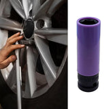 Maxbell Wheel Socket 1/2 inch Drive Compact Deep Impact Socket Impact Lug Nut Socket 15mm Violet