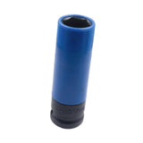 Maxbell Wheel Socket 1/2 inch Drive Compact Deep Impact Socket Impact Lug Nut Socket 17mm Blue