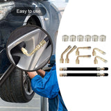 Maxbell Tire Valve Stem Extension Set Auto Tire Extension Rod for Truck Scooter