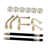 Maxbell Tire Valve Stem Extension Set Auto Tire Extension Rod for Truck Scooter