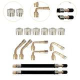Maxbell Tire Valve Stem Extension Set Auto Tire Extension Rod for Truck Scooter