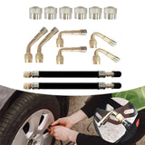Maxbell Tire Valve Stem Extension Set Auto Tire Extension Rod for Truck Scooter