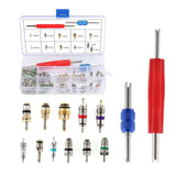 Maxbell Air Conditioning Valve Core Kit Metal Repair Replaces Component Remover Tool Style A