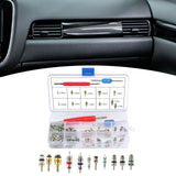 Maxbell Air Conditioning Valve Core Kit Metal Repair Replaces Component Remover Tool Style A