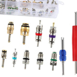 Maxbell Air Conditioning Valve Core Kit Metal Repair Replaces Component Remover Tool Style A