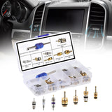 Maxbell Air Conditioning Valve Core Kit Metal Repair Replaces Component Remover Tool Style C