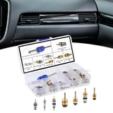 Maxbell Air Conditioning Valve Core Kit Metal Repair Replaces Component Remover Tool Style C
