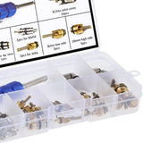 Maxbell Air Conditioning Valve Core Kit Metal Repair Replaces Component Remover Tool Style C