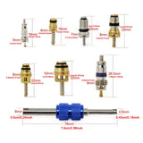 Maxbell Air Conditioning Valve Core Kit Metal Repair Replaces Component Remover Tool Style C