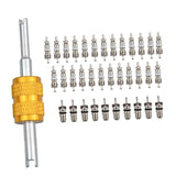 Maxbell Air Conditioning Valve Core Kit Metal Repair Replaces Component Remover Tool Style B
