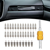Maxbell Air Conditioning Valve Core Kit Metal Repair Replaces Component Remover Tool Style B