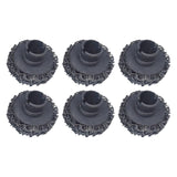 Maxbell 6Pcs Brake Hub Cleaning Discs Brake Drum, Rotor, Studs Rust Removal Black
