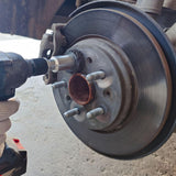 Maxbell 6Pcs Brake Hub Cleaning Discs Brake Drum, Rotor, Studs Rust Removal Blue