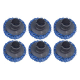 Maxbell 6Pcs Brake Hub Cleaning Discs Brake Drum, Rotor, Studs Rust Removal Blue