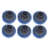 Maxbell 6Pcs Brake Hub Cleaning Discs Brake Drum, Rotor, Studs Rust Removal Blue