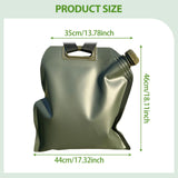 Maxbell Soft Oil Bag Bladder Leakproof Folding Easy to Carry Soft Fuel Container Bag 10L