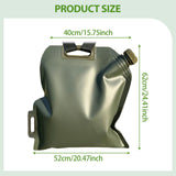 Maxbell Soft Oil Bag Bladder Leakproof Folding Easy to Carry Soft Fuel Container Bag 20L