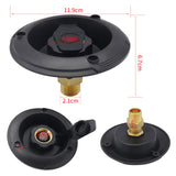 Maxbell RV City Water Inlet with Check Valve Replace Parts for Motorhomes Boats Black