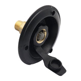 Maxbell RV City Water Inlet with Check Valve Replace Parts for Motorhomes Boats Black