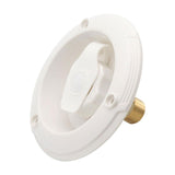 Maxbell RV City Water Inlet with Check Valve Replace Parts for Motorhomes Boats White