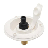 Maxbell RV City Water Inlet with Check Valve Replace Parts for Motorhomes Boats White