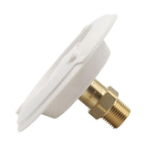 Maxbell RV City Water Inlet with Check Valve Replace Parts for Motorhomes Boats White