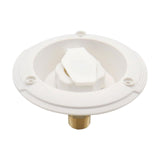 Maxbell RV City Water Inlet with Check Valve Replace Parts for Motorhomes Boats White