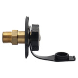 Maxbell RV City Water Inlet Connection Fittings Convenient Reliable with Check Valve Black