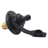 Maxbell RV City Water Inlet Connection Fittings Convenient Reliable with Check Valve Black