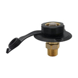 Maxbell RV City Water Inlet Connection Fittings Convenient Reliable with Check Valve Black