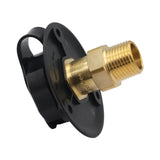 Maxbell RV City Water Inlet Connection Fittings Convenient Reliable with Check Valve Black