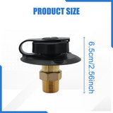 Maxbell RV City Water Inlet Connection Fittings Convenient Reliable with Check Valve Black