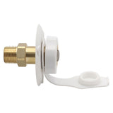 Maxbell RV City Water Inlet Connection Fittings Convenient Reliable with Check Valve White