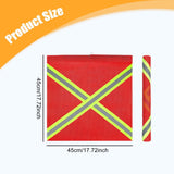 Maxbell 6x Truck Safety Flags 18'' x 18'' Accessories High Visibility Warning Signs