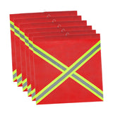 Maxbell 6x Truck Safety Flags 18'' x 18'' Accessories High Visibility Warning Signs