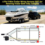 Maxbell Trailer Wiring Harness Practical Trailer Frame Wire Clips Light Harness Kit