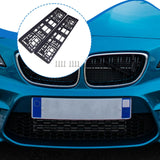 Maxbell 2 Pieces EU License Plate Frame High Performance Easy to Install Accessories