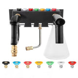 Maxbell Wall Mounted High Pressure Sprayer Accessories Rack Spray Wand Holder