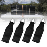 Maxbell Truck Bed Tie Down Anchors Shipping Nylon for Hooks Cargo Straps Chains 4Pcs