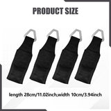 Maxbell Truck Bed Tie Down Anchors Shipping Nylon for Hooks Cargo Straps Chains 4Pcs