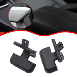 Maxbell 2 Pieces Center Console Armrest Upper Latch Replaces for Hyundai Sonata Black