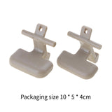 Maxbell 2 Pieces Center Console Armrest Upper Latch Replaces for Hyundai Sonata Beige