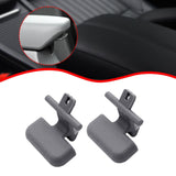 Maxbell 2 Pieces Center Console Armrest Upper Latch Replaces for Hyundai Sonata Grey
