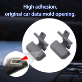 Maxbell 2 Pieces Center Console Armrest Upper Latch Replaces for Hyundai Sonata Grey