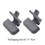 Maxbell 2 Pieces Center Console Armrest Upper Latch Replaces for Hyundai Sonata Grey