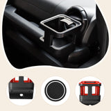 Maxbell Car Cup Holder Durability Dashboard Drinks Holder for Suzuki Jimny Jb74 Red