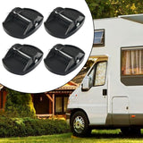 Maxbell 4x RV Trailer Jack Pads Universal Heavy Duty Leveller Wheel Foot Leg Support